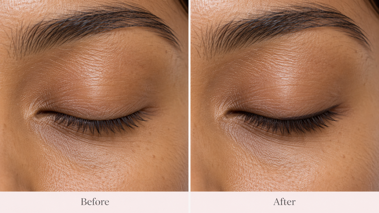 Permanent Eyeliner — before and after