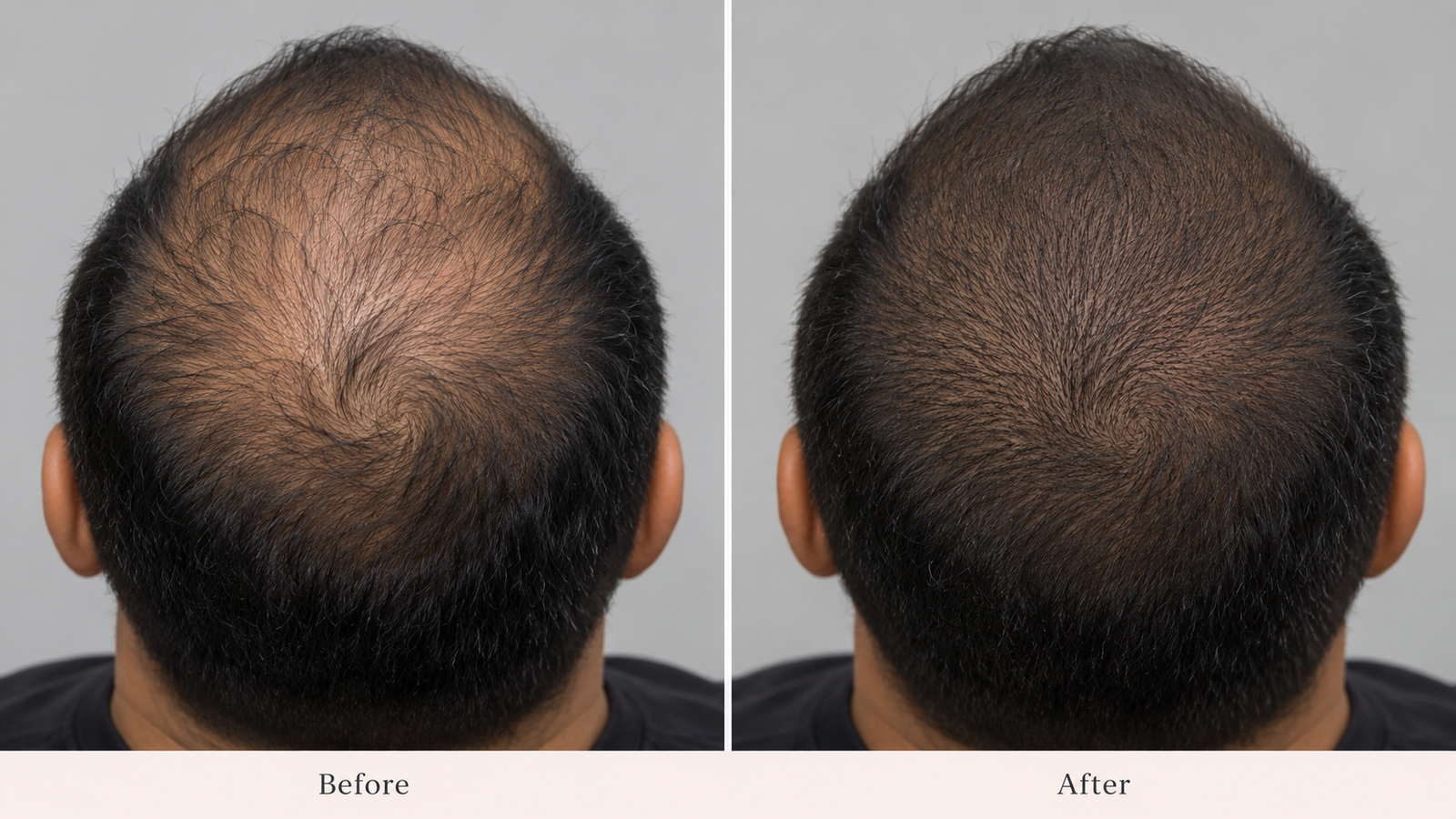 Scalp Micropigmentation — before and after